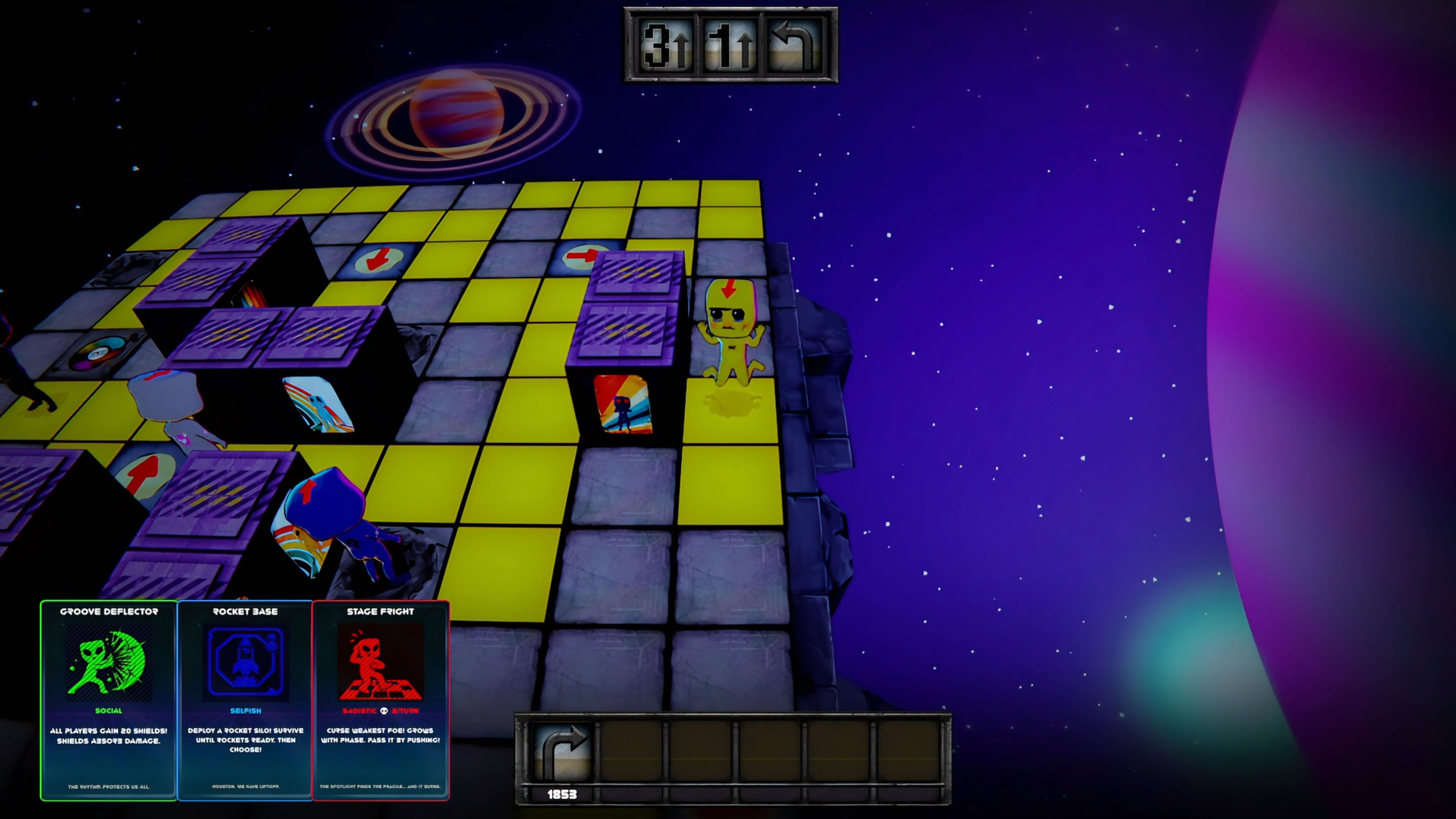 Planning phase - slot machine move selection